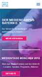 Mobile Screenshot of mediencampus.de